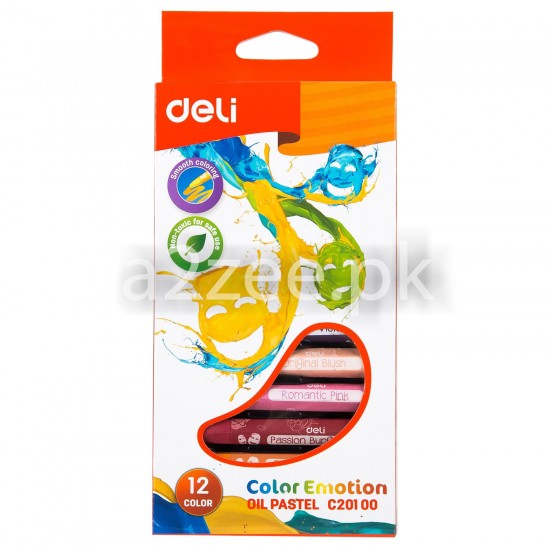 Deli Stationery - Oil Pastel (12 colors)