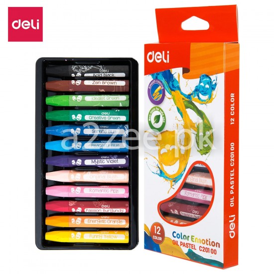 Deli Stationery - Oil Pastel (12 colors)