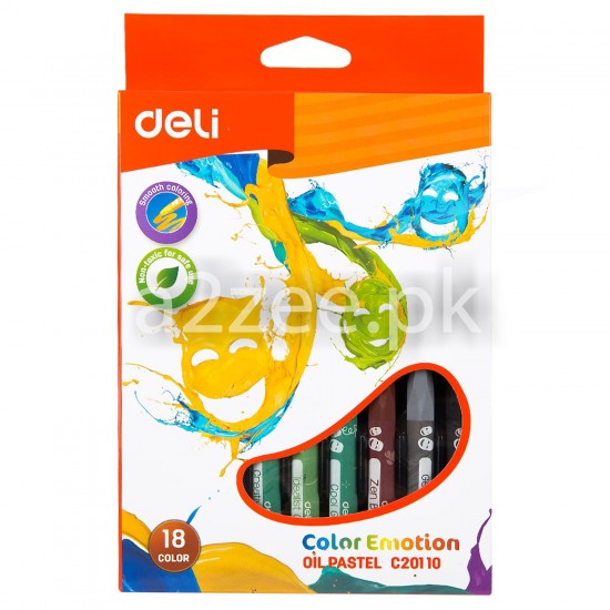 Deli Stationery - Oil Pastel (18 colors)