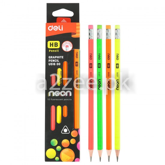 Deli Stationery - Neon Graphite Pencil (12 Per Box)